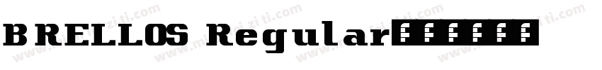 BRELLOS Regular字体转换